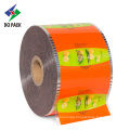 Flexible packaging plastic film roll for snack